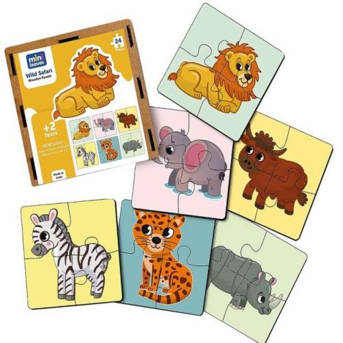 Wild Safari - Wooden Puzzle 